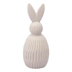 Декор из фарфора бежевого цвета Trendy Bunny из коллекции Easter Essential, 9,2х9,2x22,6 см, Tkano