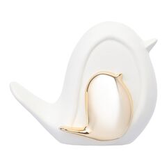 Декор из фарфора White Birdie из коллекции Essential, 16х8x13 см, Tkano