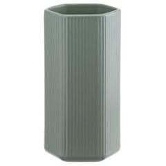 Ваза мятного цвета из коллекции Edge, 27см, Tkano