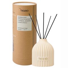 Диффузор ароматический Cypress, Jasmine & Patchouli из коллекции Edge, 200 мл, бежевый, Tkano