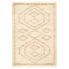 Ковер из джута и переработанного хлопка Kolkata из коллекции Ethnic, 120х180см, Tkano