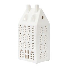 Домик из фарфора с подсветкой Aalborg из коллекции New Year Essential, 21,6 см, Tkano