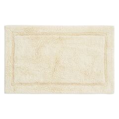 Коврик для ванной из хлопка ворсовый кремового цвета из коллекции Essential, 50х80 см, Tkano
