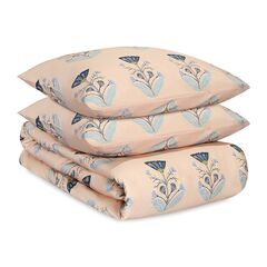 Комплект постельного белья 'Летний цветок' из премиального сатина из коллекции Russian North, 200х220 см, Tkano