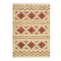 Ковер из шерсти по мотивам башкирских орнаментов из коллекции Cultural Heritage, 160х230 см, Tkano