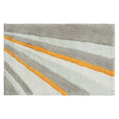 Коврик для ванной из хлопка с рисунком Tulip field из коллекции Terra, 50х80 см, Tkano