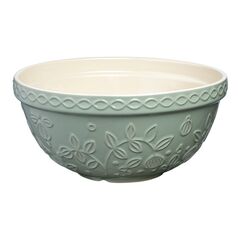 Миска серо-мятного цвета с рельефным узором Ягоды Тайги из коллекции Russian North, 1,5 л, Tkano