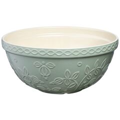 Миска серо-мятного цвета с рельефным узором Ягоды Тайги из коллекции Russian North, 2,5 л, Tkano