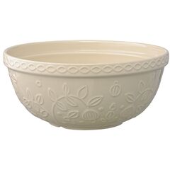 Миска кремового цвета с рельефным узором Ягоды Тайги из коллекции Russian North, 2,8л, Tkano