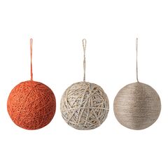 Набор ёлочных украшений Trendy коллекции New Year Essential, 3 шт., Tkano