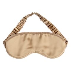 Маска для сна из натурального шелка бежевого цвета из коллекции Essential, Tkano