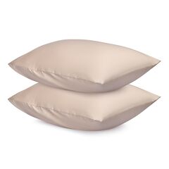 Набор наволочек из премиального сатина бежевого цвета из коллекции Essential, 50х70 см, Tkano
