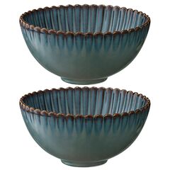 Набор из двух салатников темно-серого цвета из коллекции Kitchen Spirit, 750 мл, Tkano