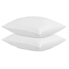 Набор наволочек из плотного сатина белого цвета из коллекции Essential, 50х70 см, Tkano