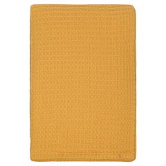 Плед из шерсти цвета охры из коллекции Essential, 130х180 см, Tkano