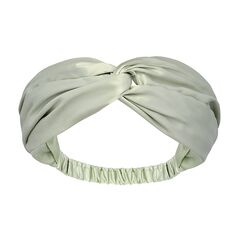 Повязка для волос из натурального шелка мятного цвета из коллекции Essential, Tkano