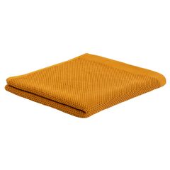 Полотенце банное вафельное цвета карри из коллекции Essential, 70х140 см, Tkano