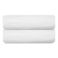 Простыня на резинке из страйп-сатина из коллекции Essential, 180х200х30 см, Tkano