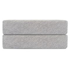 Простыня на резинке из хлопкового трикотажа серого цвета из коллекции Essential, 160х200х30 см, Tkano