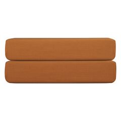 Простыня на резинке из сатина из коллекции Meditation, caramel, 180х200х30 см, Tkano