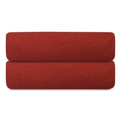 Простыня на резинке изо льна и хлопка цвета копченой паприки из коллекции Essential, 180х200х30 см, Tkano