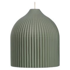 Свеча декоративная цвета шалфея из коллекции Edge, 10,5см, Tkano