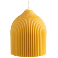 Свеча декоративная цвета карри из коллекции Edge, 10,5см, Tkano