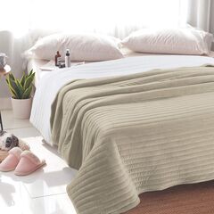 Покрывало Либерти, цвет бежевый, размер 220х240, Sofi de Marko