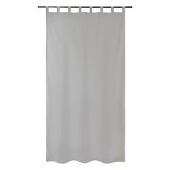 Штора из хлопка двойная базовая серого цвета из коллекции Essential, 150х290 см, Tkano