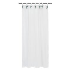 Штора из муслина с декором синего цвета из коллекции Essential, 150х290 см, Tkano