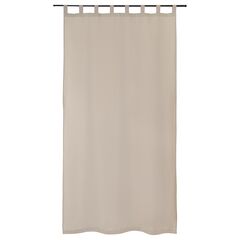 Штора из хлопка и льна бежево-серого цвета из коллекции Essential, 150х290 см, Tkano