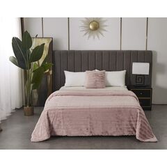 Покрывало Анабель, цвет пепельная роза, размер 220х240, Sofi de Marko