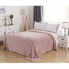 Покрывало Мадлен, цвет пепельная роза, размер 160х220, Sofi de Marko