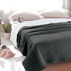 Покрывало Либерти, цвет темно-серый, размер 220х240, Sofi de Marko