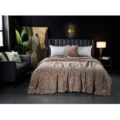 Покрывало Бернард, цвет бежевый, размер 220х240, Sofi de Marko