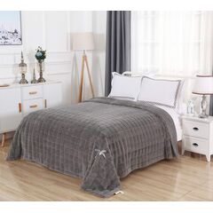 Покрывало Мадлен, цвет серый, размер 160х220, Sofi de Marko