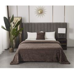 Покрывало Анабель, цвет шоколад, размер 220х240, Sofi de Marko