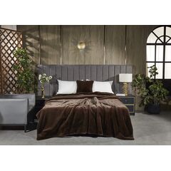 Покрывало Ричард, цвет шоколад, размер 210х230, Sofi de Marko