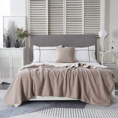 Покрывало Аманда, цвет бежевый, размер 160х220 Трикотаж, Sofi de Marko