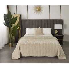 Покрывало Теодор, цвет бежевый, размер 160х220, Sofi de Marko