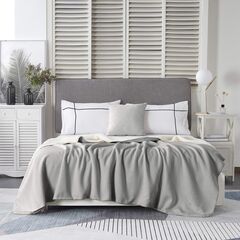 Покрывало Аманда, цвет серый, размер 220х240 Трикотаж, Sofi de Marko