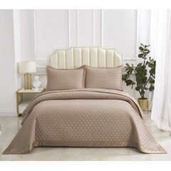 Покрывало Роксалана, цвет мокко, размер 160х220, Sofi de Marko