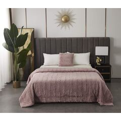 Покрывало Теодор, цвет пепельная роза, размер 160х220, Sofi de Marko