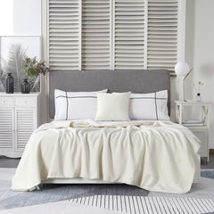 Покрывало Аманда, цвет молочный, размер 220х240 Трикотаж, Sofi de Marko