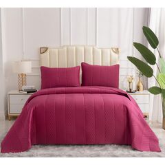 Покрывало Адонис, цвет бордо, размер 230х250, Sofi de Marko