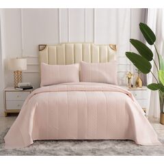 Покрывало Адонис, цвет пудра, размер 230х250, Sofi de Marko