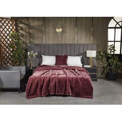 Покрывало Ричард, цвет марсала, размер 210х230, Sofi de Marko