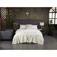 Покрывало Ричард, цвет молочный, размер 210х230, Sofi de Marko