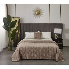 Покрывало Теодор, цвет мокко, размер 210х230, Sofi de Marko