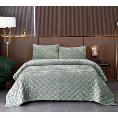 Покрывало Алира, цвет изумрудный, размер 160х220, Sofi de Marko